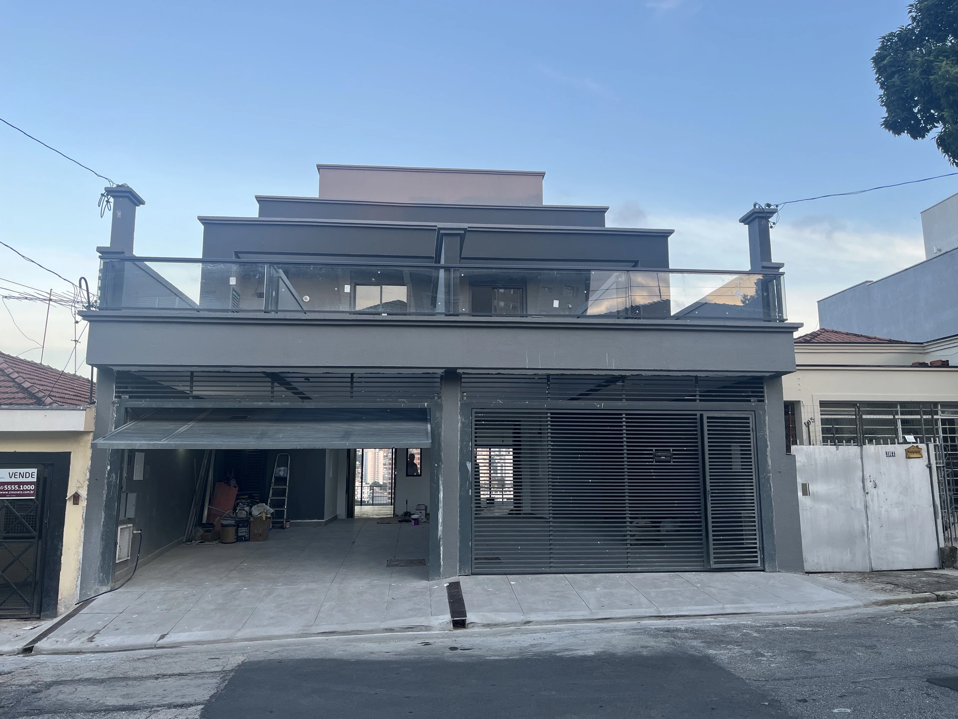 Fachada do sobrado entregue Lapa, São Paulo